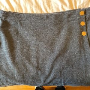 Loft Skirt with Button Detail